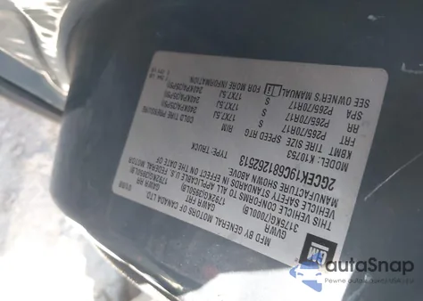 2008 Chevrolet Silverado 1500 Lt1 z USA, uszkodzony, nr VIN 2GCEK19C681262513